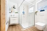 Badezimmer - Ferienwohnung Nordseeresort 44a Diek No. 2  Büsum - Top-Hundeurlaub