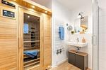 Badezimmer - Ferienwohnung Nordseeresort 44b Diek No. 3 Büsum - Top-Hundeurlaub