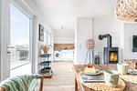 Wohnzimmer - Ferienwohnung Nordseeresort 44b Diek No. 3 Büsum - Top-Hundeurlaub