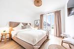Schlafzimmer - Ferienwohnung Nordseeresort 44b Diek No. 3 Büsum - Top-Hundeurlaub