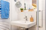 Badezimmer - Ferienwohnung Nordseeresort 44b Diek No. 3 Büsum - Top-Hundeurlaub