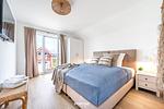Schlafzimmer - Ferienwohnung Nordseeresort 44b Diek No. 3 Büsum - Top-Hundeurlaub
