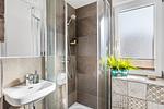 Badezimmer - Ferienwohnung Smilla Büsum - Top-Hundeurlaub