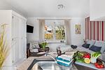 Wohnzimmer - Ferienwohnung Smilla Büsum - Top-Hundeurlaub