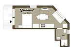 Grundriss - Ferienwohnung Treibhaus Büsum - Top-Hundeurlaub
