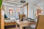 Schlafzimmer - Ferienwohnung Treibhaus Büsum - Top-Hundeurlaub