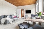 Wohnzimmer - Ferienwohnung Fleur Büsum - Top-Hundeurlaub