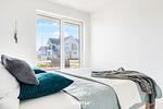 Schlafzimmer - Ferienwohnung Dünenpalais Olpenitz - Top-Hundeurlaub