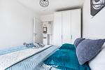 Schlafzimmer - Ferienwohnung Dünenpalais Olpenitz - Top-Hundeurlaub
