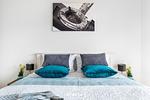 Schlafzimmer - Ferienwohnung Dünenpalais Olpenitz - Top-Hundeurlaub