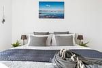 Schlafzimmer - Ferienwohnung Dünenpalais Olpenitz - Top-Hundeurlaub