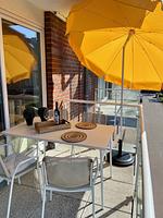 Balkon - Ferienwohnung Möwennest Büsum - Top-Hundeurlaub