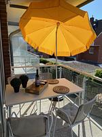 Balkon - Ferienwohnung Möwennest Büsum - Top-Hundeurlaub