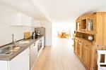 Küche / Küchenzeile - Ferienwohnung Süd Hasselberg - Top-Hundeurlaub