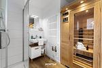 Badezimmer - Ferienwohnung Nordseeresort 21a Nilsson Büsum - Top-Hundeurlaub