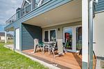 Terrasse - Ferienwohnung Nordseeresort 21a Nilsson Büsum - Top-Hundeurlaub
