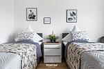 Bett - Ferienwohnung Nordseeresort 21a Nilsson Büsum - Top-Hundeurlaub