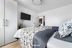Schlafzimmer - Ferienwohnung Nordseeresort 21a Nilsson Büsum - Top-Hundeurlaub