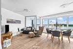 Wohnzimmer - Ferienwohnung Nordic Home Schleswig - Top-Hundeurlaub