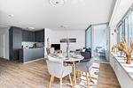 Wohnzimmer - Ferienwohnung Nordic Home Schleswig - Top-Hundeurlaub