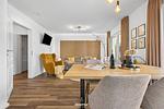 Wohnzimmer - Ferienwohnung Solibeach Solitüde - Top-Hundeurlaub