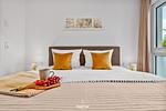 Schlafzimmer - Ferienwohnung Solibeach Solitüde - Top-Hundeurlaub