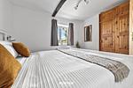 Schlafzimmer - Ferienwohnung Dornröschen II Steinbergkirche - Top-Hundeurlaub