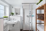 Badezimmer - Ferienwohnung Dornröschen II Steinbergkirche - Top-Hundeurlaub