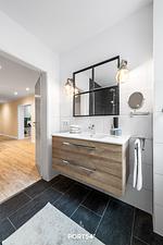 Badezimmer - Ferienwohnung Deck 2 Büsum - Top-Hundeurlaub