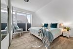 Schlafzimmer - Ferienwohnung Küste 4 Büsum - Top-Hundeurlaub