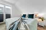 Schlafzimmer - Ferienwohnung Küste 4 Büsum - Top-Hundeurlaub