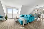 Wohnzimmer - Ferienwohnung Küste 4 Büsum - Top-Hundeurlaub