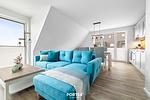 Wohnzimmer - Ferienwohnung Küste 4 Büsum - Top-Hundeurlaub
