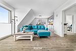 Wohnzimmer - Ferienwohnung Küste 4 Büsum - Top-Hundeurlaub