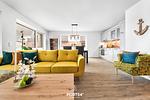 Wohnzimmer - Ferienwohnung Küste 5 Büsum - Top-Hundeurlaub