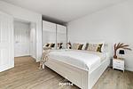 Schlafzimmer - Ferienwohnung Küste 6 Büsum - Top-Hundeurlaub