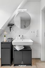 Badezimmer - Ferienwohnung Küste 7 Büsum - Top-Hundeurlaub