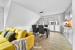 Wohnzimmer - Ferienwohnung Küste 8 Büsum - Top-Hundeurlaub