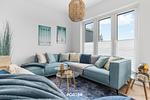 Wohnzimmer - Ferienwohnung Weltreise Olpenitz - Top-Hundeurlaub