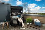 Terrasse - Ferienwohnung Weltreise Olpenitz - Top-Hundeurlaub