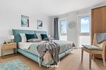 Bett - Ferienwohnung Weltreise Olpenitz - Top-Hundeurlaub