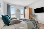 Schlafzimmer - Ferienwohnung Weltreise Olpenitz - Top-Hundeurlaub