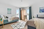Schlafzimmer - Ferienwohnung Weltreise Olpenitz - Top-Hundeurlaub