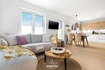 Wohnzimmer - Ferienwohnung Obiza Olpenitz - Top-Hundeurlaub