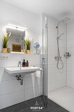 Badezimmer - Ferienwohnung Obiza Olpenitz - Top-Hundeurlaub
