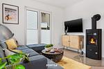 Wohnzimmer - Ferienwohnung Peppers Beach Olpenitz - Top-Hundeurlaub