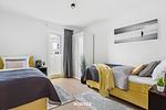 Schlafzimmer - Ferienwohnung Peppers Beach Olpenitz - Top-Hundeurlaub