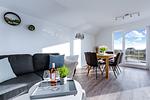 Wohnzimmer - Ferienwohnung Ostseeskipper Olpenitz - Top-Hundeurlaub
