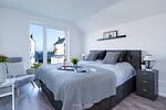 Schlafzimmer - Ferienwohnung Ostseeskipper Olpenitz - Top-Hundeurlaub