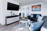 Wohnzimmer - Ferienwohnung Ostseeskipper Olpenitz - Top-Hundeurlaub